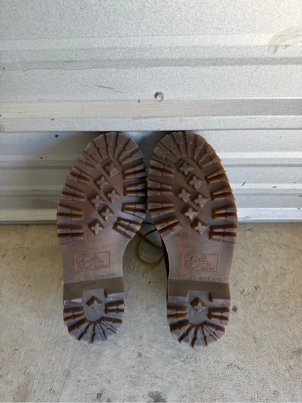 Vintage Dr. Martens Brown Leather 3-Eye Boat Shoe - With Original Box and Papers